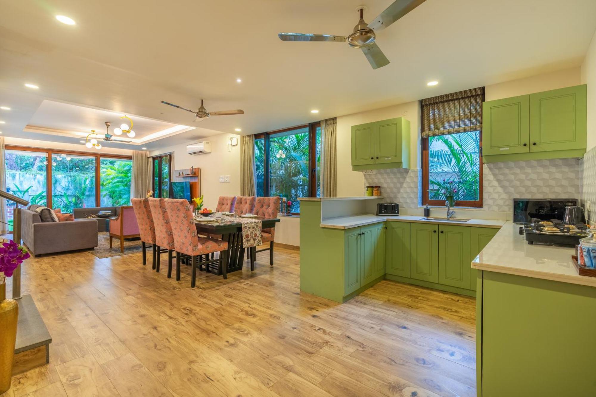 Elivaas 3 Bhk With Pvt Pool - Azalea Villa ชิโวลิม ภายนอก รูปภาพ