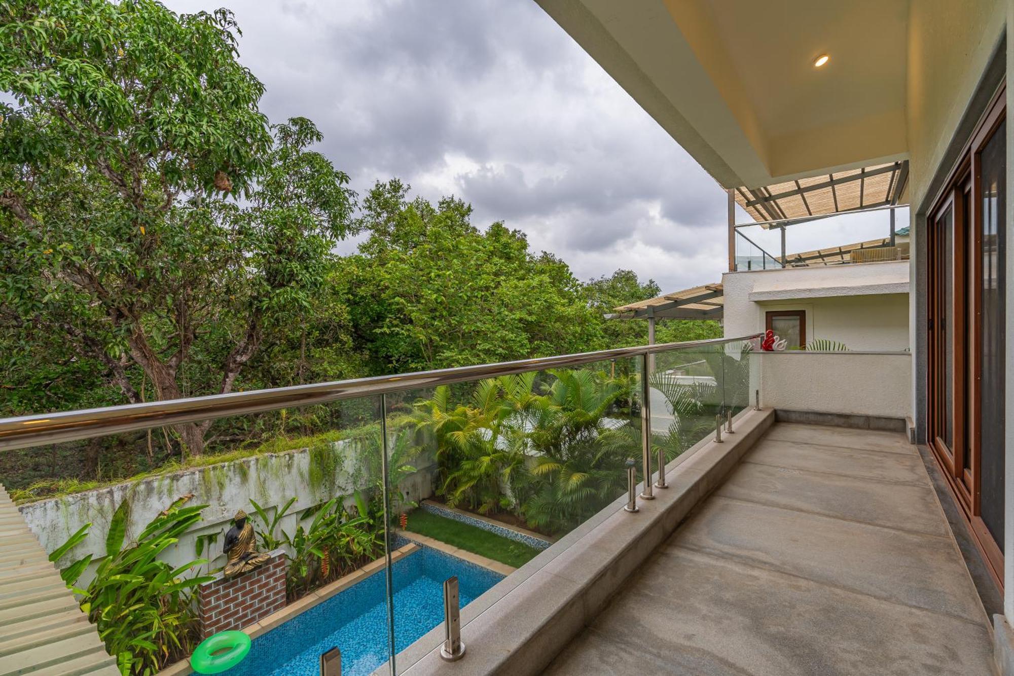 Elivaas 3 Bhk With Pvt Pool - Azalea Villa ชิโวลิม ภายนอก รูปภาพ