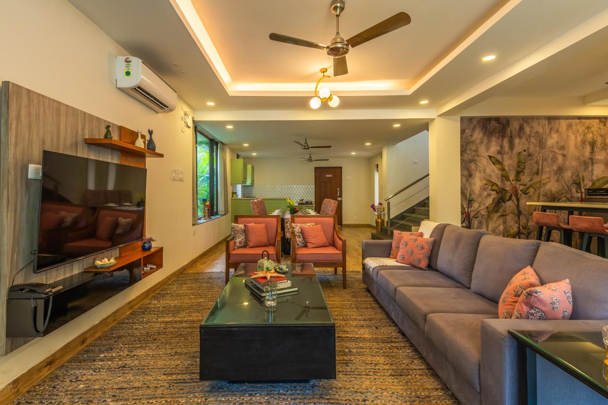Elivaas 3 Bhk With Pvt Pool - Azalea Villa ชิโวลิม ภายนอก รูปภาพ