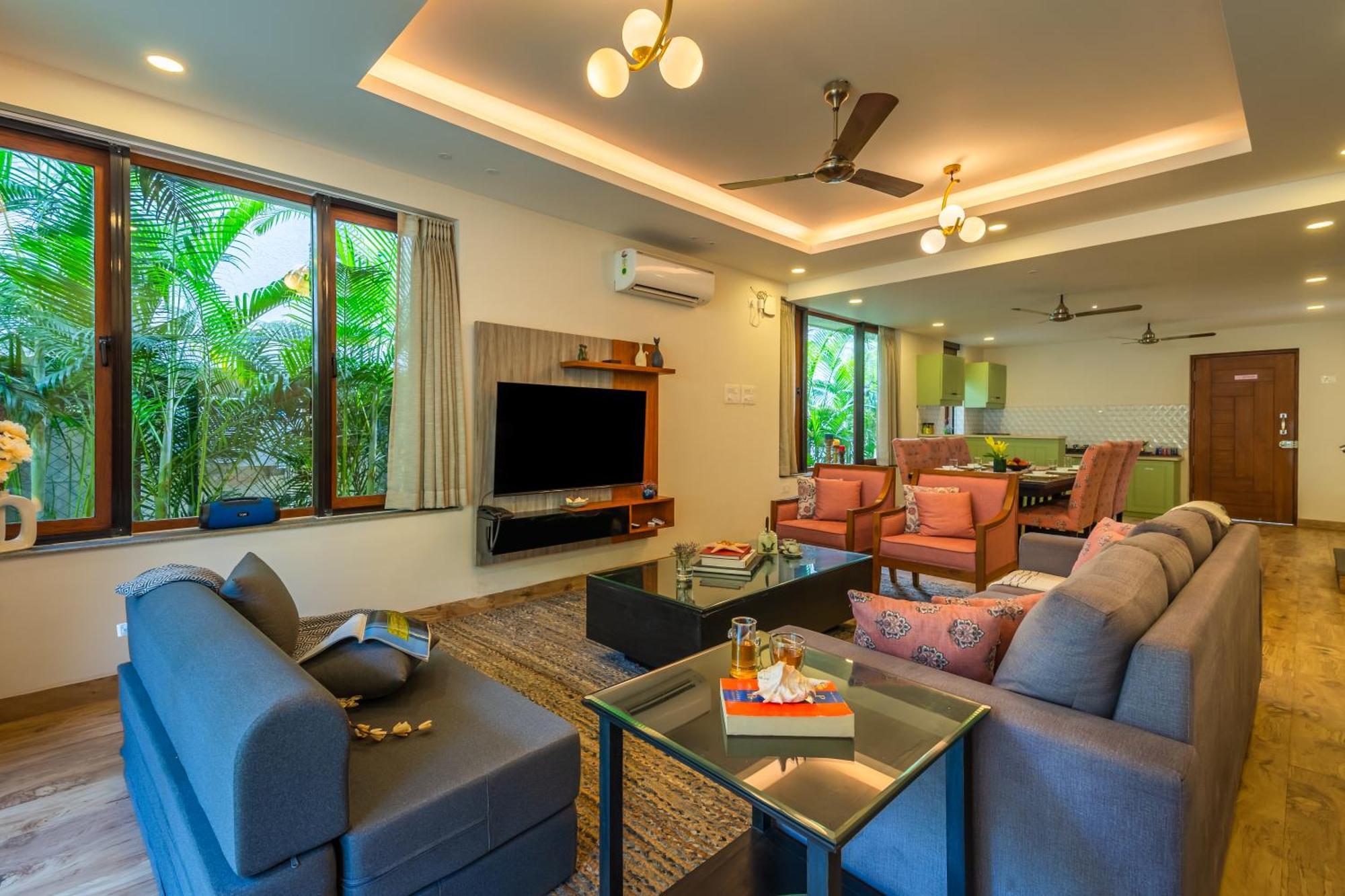 Elivaas 3 Bhk With Pvt Pool - Azalea Villa ชิโวลิม ภายนอก รูปภาพ