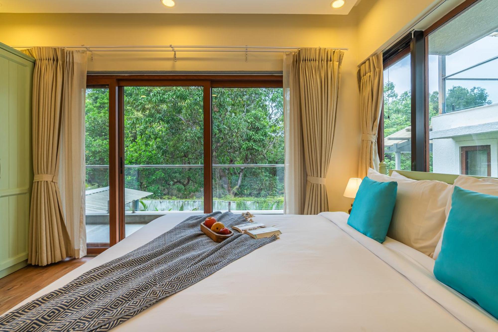Elivaas 3 Bhk With Pvt Pool - Azalea Villa ชิโวลิม ภายนอก รูปภาพ